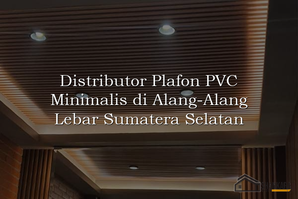 Distributor Plafon PVC Minimalis di Alang-Alang Lebar Sumatera Selatan