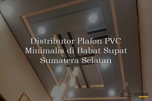 Distributor Plafon PVC Minimalis di Babat Supat Sumatera Selatan