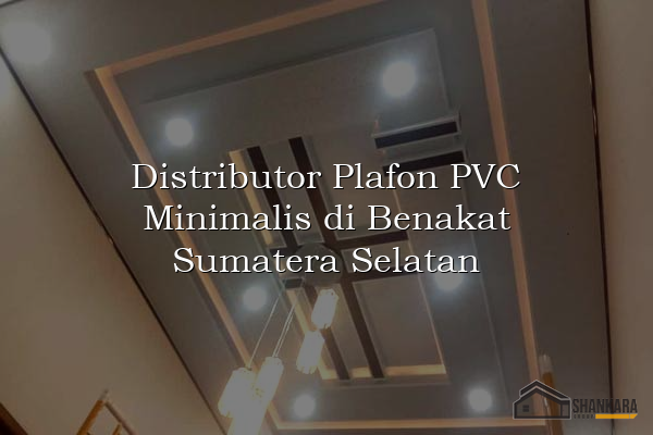 Distributor Plafon PVC Minimalis di Benakat Sumatera Selatan