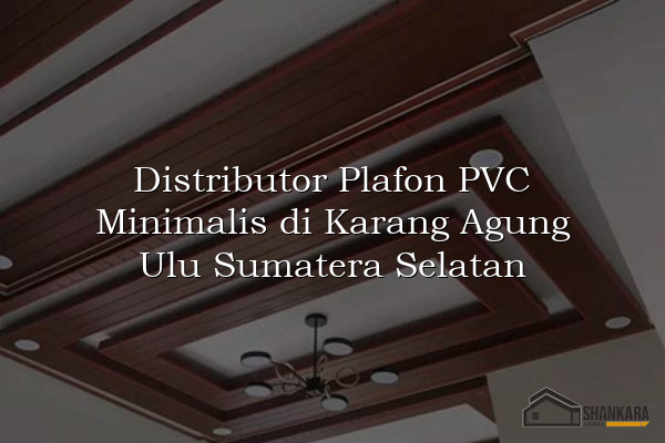 Distributor Plafon PVC Minimalis di Karang Agung Ulu Sumatera Selatan