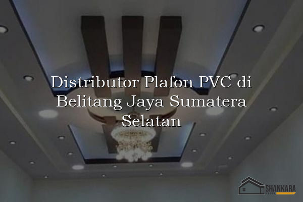 Distributor Plafon PVC di Belitang Jaya Sumatera Selatan