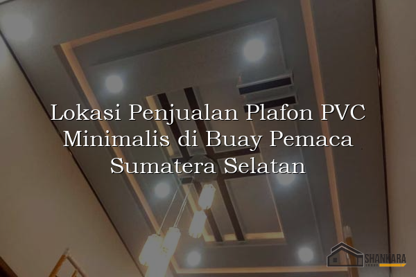 Lokasi Penjualan Plafon PVC Minimalis di Buay Pemaca Sumatera Selatan