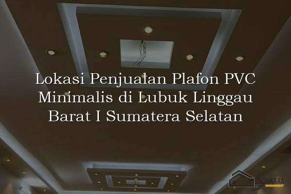 Lokasi Penjualan Plafon PVC Minimalis di Lubuk Linggau Barat I Sumatera Selatan