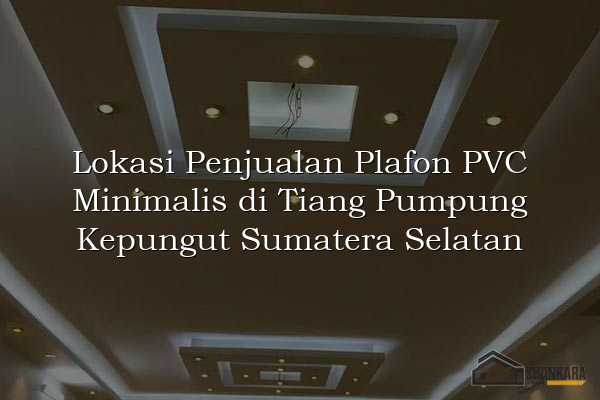Lokasi Penjualan Plafon PVC Minimalis di Tiang Pumpung Kepungut Sumatera Selatan