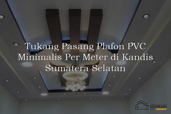 Tukang Pasang Plafon PVC Minimalis Per Meter di Kandis Sumatera Selatan