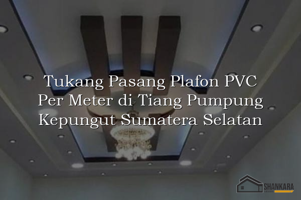 Tukang Pasang Plafon PVC Per Meter di Tiang Pumpung Kepungut Sumatera Selatan