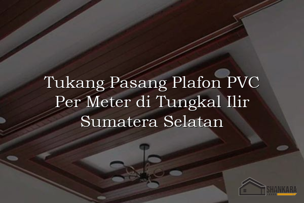 Tukang Pasang Plafon PVC Per Meter di Tungkal Ilir Sumatera Selatan