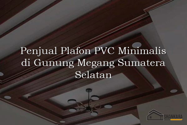 Penjual Plafon PVC Minimalis di Gunung Megang Sumatera Selatan