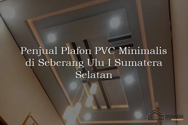Penjual Plafon PVC Minimalis di Seberang Ulu I Sumatera Selatan