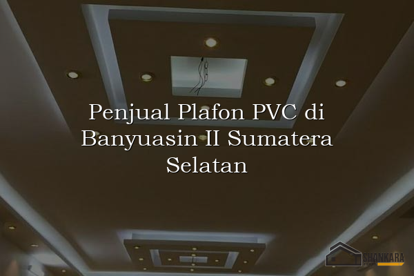 Penjual Plafon PVC di Banyuasin II Sumatera Selatan