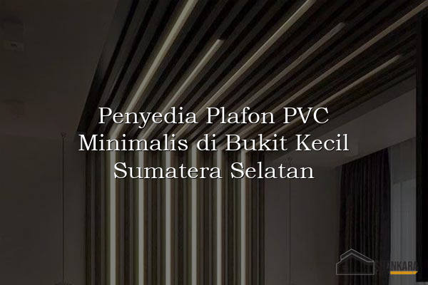 Penyedia Plafon PVC Minimalis di Bukit Kecil Sumatera Selatan