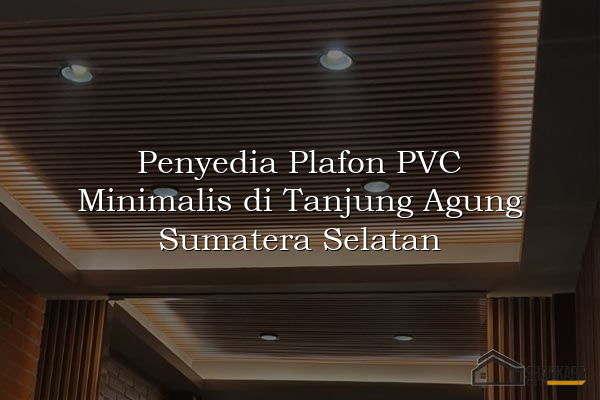 Penyedia Plafon PVC Minimalis di Tanjung Agung Sumatera Selatan