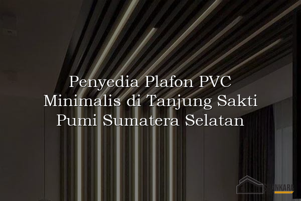 Penyedia Plafon PVC Minimalis di Tanjung Sakti Pumi Sumatera Selatan