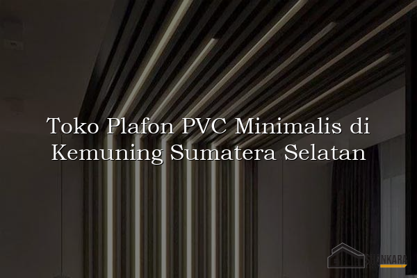 Toko Plafon PVC Minimalis di Kemuning Sumatera Selatan